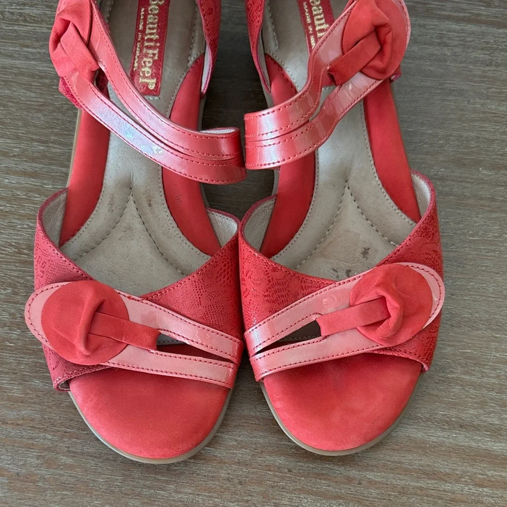 Beautifeel Coral Sparkle Nubuck Women's Shoes size 39